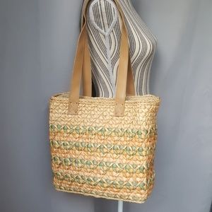 🏖Straw boho box shoulder bag